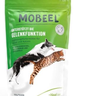 Mobeel Heel Vet Supplementary Feed with Green-Lipped Mussel and Devil's Claw to Support Joint Function in Dogs and Cats 150 g Powder
