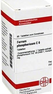 DHU Ferrum Phosphoricum C6 Tablets, Pack of 80 Tablets