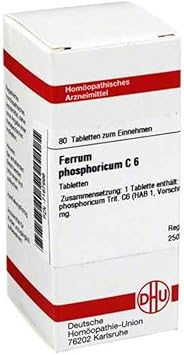 DHU Ferrum Phosphoricum C6 Tablets, Pack of 80 Tablets