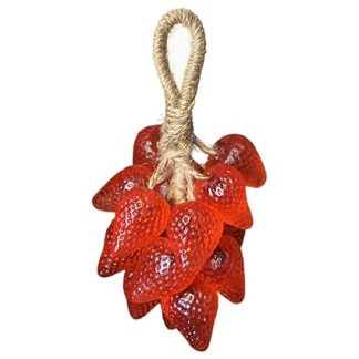 Seife, Erdbeerform, Kristall, Badezimmerseife, duftend, Hängedekoration, Hochzeitsduft, Erdbeere, süßes Souvenir, Geschenk