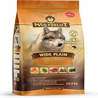 Wolfsblut - Wide Plain Large Breed - 12.5 kg - Horse - Dry Food - Dog Food - Grain Free