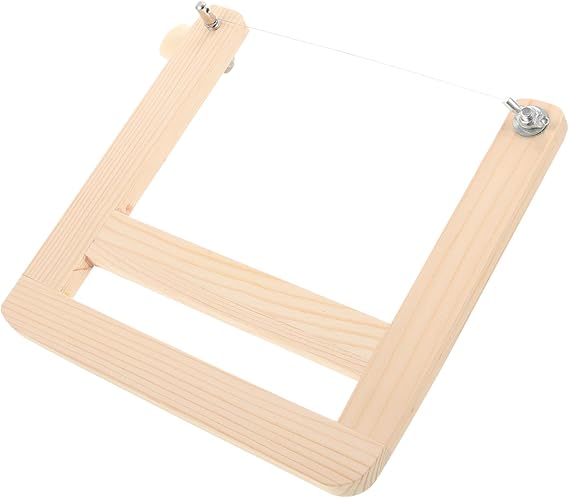 Hohopeti Wooden Soap Cutting Knife, Robust Soap Cutting Tool, Handmade Soap Cutter, Household Soap Cutter, Portable Soap Cutter, DIY Soap Cutting Tool, Metal