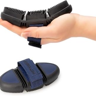 Animalon short hair curry for dogs, fur change aid for dogs with short hair, innovative dog brush for gentle grooming, blue