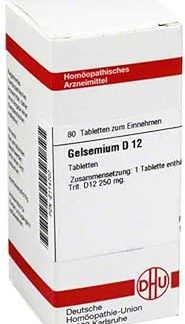 DHU Gelsemium D12 Tablets, Pack of 80 Tablets