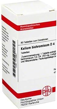 DHU Potassium Bichromicum D4 Tablets, Pack of 80 Tablets