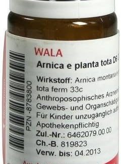 Arnica E Planta Tota D 6 Globules 20 g (Pack 8783800