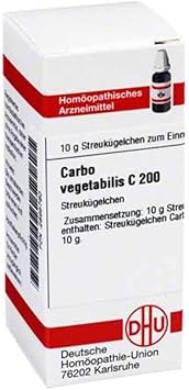 DHU Carbo Vegetabilis C200 Spreading Balls 10 g Globules