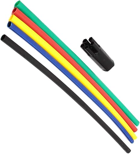 Aexit Pack of 5 1KV 10-16 mm 2 Heat Shrink Comfort Sleeve with 5 Cores Cable Terminal Boot