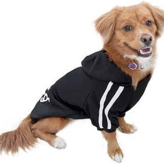 Eastlion Dog Jumper Puppy T-Shirt Warm Sweater Coat Pet Clothes Apparel Black XXL