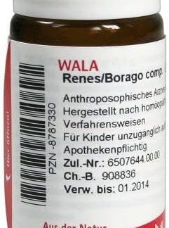 Renes/Borago Comp 20 g Globules PZN: 8787330