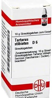 Tartarus Stibiatus D 6 Globu 10 g