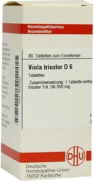 Viola Tricolor D6 DHU Tablets, Pack of 80 Tablets