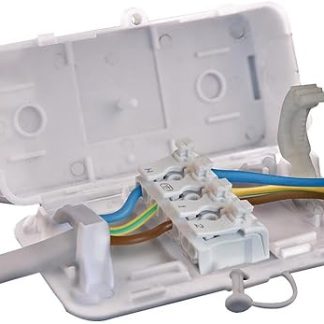 S/L In-Line Junction Box, 97 x 50 x 29 mm, Electric Junction Boxes, Pack of 1 - DEBOX SL