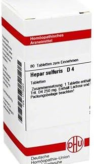 DHU Hepar sulfuris D4 Tablets, Pack of 80 Tablets