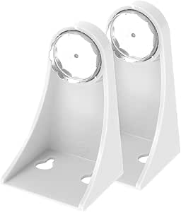 Toyvian Pack of 2 Magnetic Wall Soap Holder Drilling Drip Soap Holder for Kitchen and Bathroom Space Saving Modern Design Durable and Easy to Assemble White Design