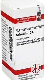Sabadilla C6 DHU Globules, 10 g Globules