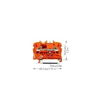 WAGO Connecting Contact Technology Feed-Through Terminal 2002 1202 Ladder – TS 35 Series Terminals 4017332999182