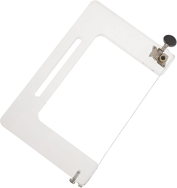 Anneome Soap Cutter Acrylic with Stainless Steel Wire Precise Cutting Tool for Homemade Soap Making Ergonomic for Household and Craft Supplies