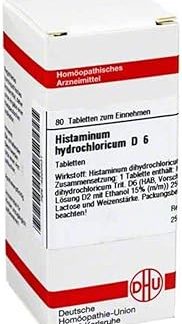 DHU Histaminum hydrochloricum D6 Tablets, Pack of 80 Tablets