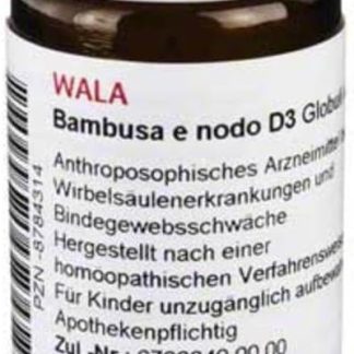 Bamboo E Nodo D 3 Globules 20 g