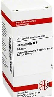 DHU Witch Hazel D6 Tablets, Pack of 80 Tablets