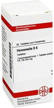 DHU Witch Hazel D6 Tablets, Pack of 80 Tablets
