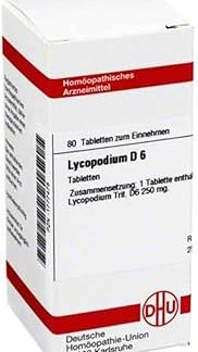 DHU Lycopodium D6 Tablets, Pack of 80 Tablets
