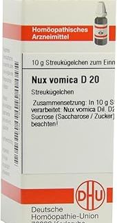 DHU Nux vomica D20 Spreading Balls 10 g Globules