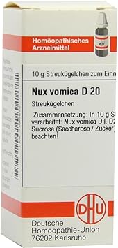DHU Nux vomica D20 Spreading Balls 10 g Globules