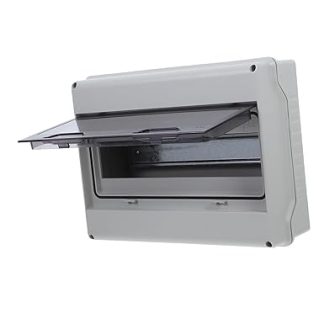 jojofuny Box Box Distribution Protection Box DC Disconnect Electrical Housing for Outdoor Use Digital Night Vision Fuse DC Circuit Breaker Circuit Breaker Cover White Pieces
