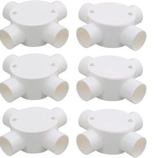 Aexit PVU Electrical Conduits Box Connector 6 Pieces (d37c091ae3802d5b9480b7306ace771c)