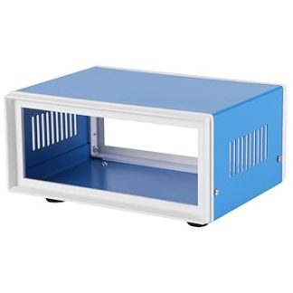 Electronic Enclosure Project Case Cabinet, 170 x 130 x 80 mm Metal Shell DIY Junction Box, for Indoor Electrics, Communications, Fire Equipment Ect