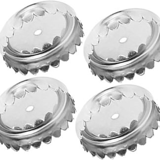 Bath Accessories Pack of 4 Magnetic Soap Holder Caps, Self-Draining Air Drying Magnetic Soap Holder Accessories for Shower Wall, Bathroom, Kitchen Sink, Bathroom & Bath Accessories
