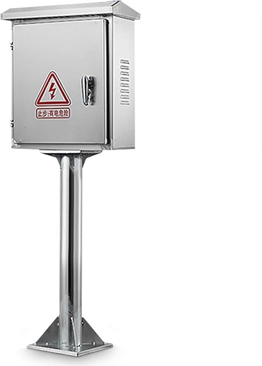 Electrical Cabinet Box Made of Stainless Steel, Weatherproof Junction Box, Standing Switch, Electrical Project Box with Mounting Plate, Meter Box, Distribution Cabinet