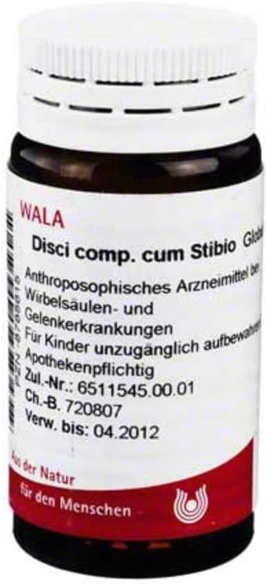 DISCI comp.cum Stibio Globules 20 g