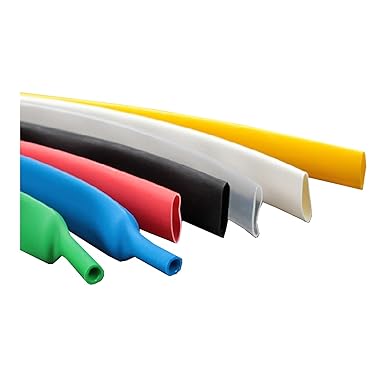 2 metre heat shrink ratio 2: 1 black electrical insula warmer pipe diameter 5-14 mm cable plug protective tube sleeve shrinkage, 8 mm