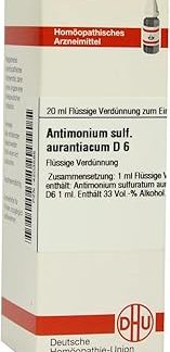 Antimonium Sulfuratum Aurantiacum D 6 Dilution