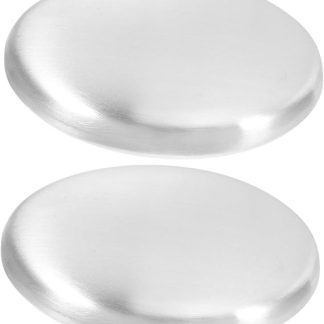 Luxshiny Pack of 2 Deodorising Soap Odour Absorber Odour Remover Soaps Portable Metal Soaps Soap Bar Reusable Soaps Fish Odour Remover Odour Remover