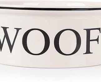 Autumnlife Ceramic Dog Bowl, 2.2 L Raised Feeding Bowl, Water Bowl for Medium and Large Dogs, Feeding Bowl, Pet Bowl for Cats and Dogs - Dishwasher and Microwave Safe