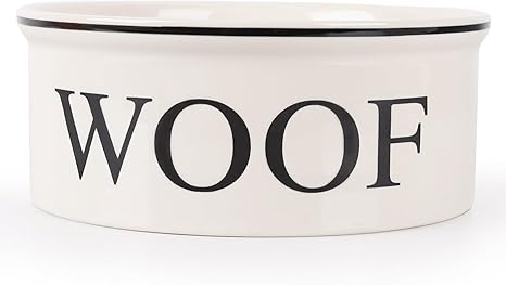 Autumnlife Ceramic Dog Bowl, 2.2 L Raised Feeding Bowl, Water Bowl for Medium and Large Dogs, Feeding Bowl, Pet Bowl for Cats and Dogs - Dishwasher and Microwave Safe