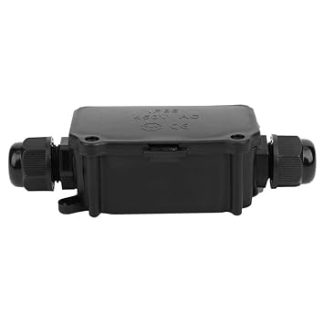 Cable Connector Housing UV Resistant Black Junction Box IP66 Waterproof for Factory