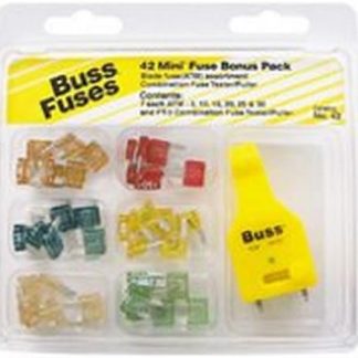 BUSSMAN None. 43 Buss® ATM Fuses 42 Pieces Bonus Pack