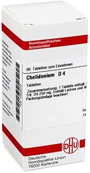 DHU Chelidonium D4 Tablets, Pack of 80 Tablets