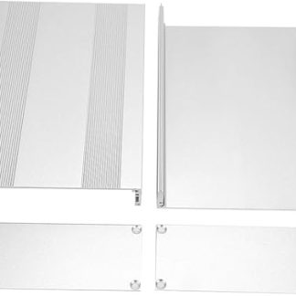 Aluminium Housing 54 x 145 x 200 mm Silver Electronic PCB Instruments Cool Box Electronic Project Case Silver