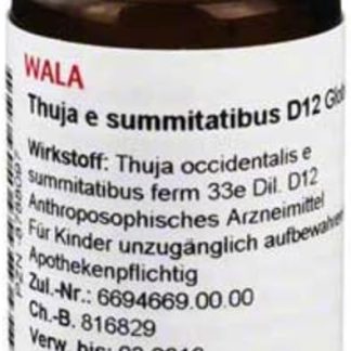 Thuja E Summitatibus D 12 Globules 20 g