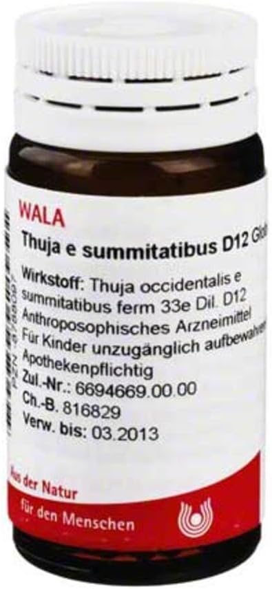 Thuja E Summitatibus D 12 Globules 20 g
