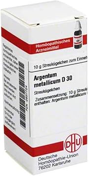 DHU Argentum Metallicum D30 Spreading Balls 10 g Globules