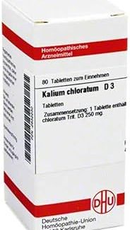 DHU Potassium Chloratum D3 Tablets, Pack of 80 Tablets