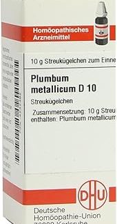 Plumbum Metallicum D 10 Globules