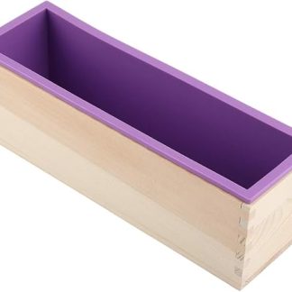 BAFOVY Rechteck Silikonseife, DIY -Werkzeug Zum Backen von Eisschokoladenpila -Holzkuchen 1200 Ml Kapazität, Stand den Temperaturen 40 Bis 220 ° C für den Ofenkühlschrank